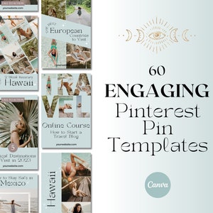 Pinterest Pin, Travel Pinterest Template, Travel Agent Pinterest Template, Pinterest Template Canva, Pinterest Template, Travel Marketing