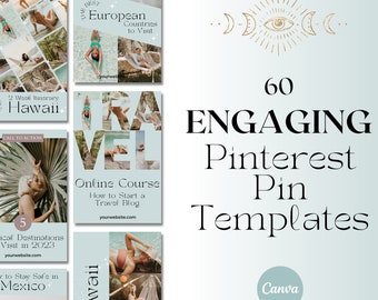 Pinterest Pin, Reise Pinterest Template, Reisebüro Pinterest Template, Pinterest Template Canva, Pinterest Template, Travel Marketing