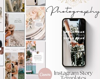 Photography Instagram Template, Photography Social Media Templates, Branding Kit Photography, Social Media Post, Photographer Price List