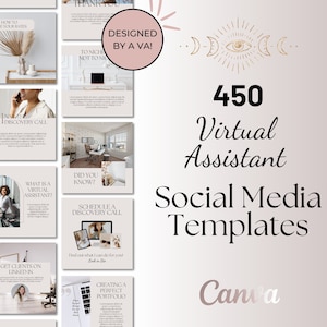 Virtual Assistant Templates, VA Templates, VA Social Media Marketing, Virtual Assistant Social Media Templates, VA Marketing,