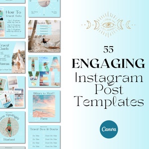 Instagram Post | Travel Instagram Template | Travel Agent Instagram Template | Instagram Template Canva | Influencer | Travel Marketing