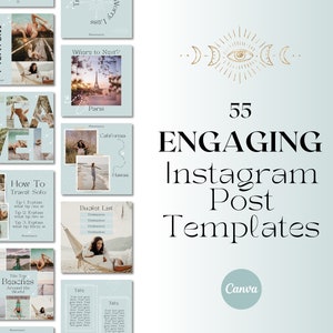 Instagram Post | Travel Instagram Template | Travel Agent Instagram Template | Instagram Template Canva | Influencer | Travel Marketing