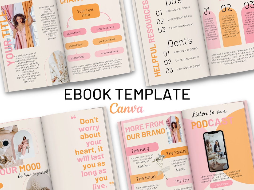 Canva Ebook Template for Coaches & Course Creators | Editable Workbook ...