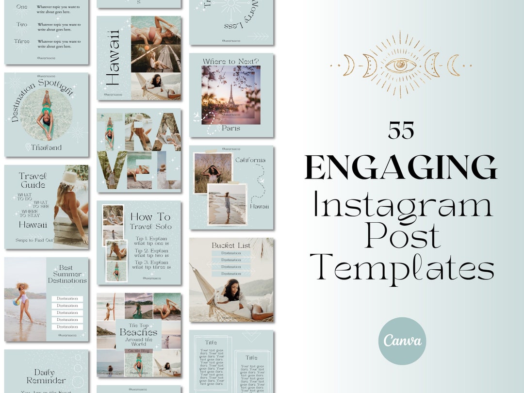 Instagram Post | Travel Instagram Template | Travel Agent Instagram ...