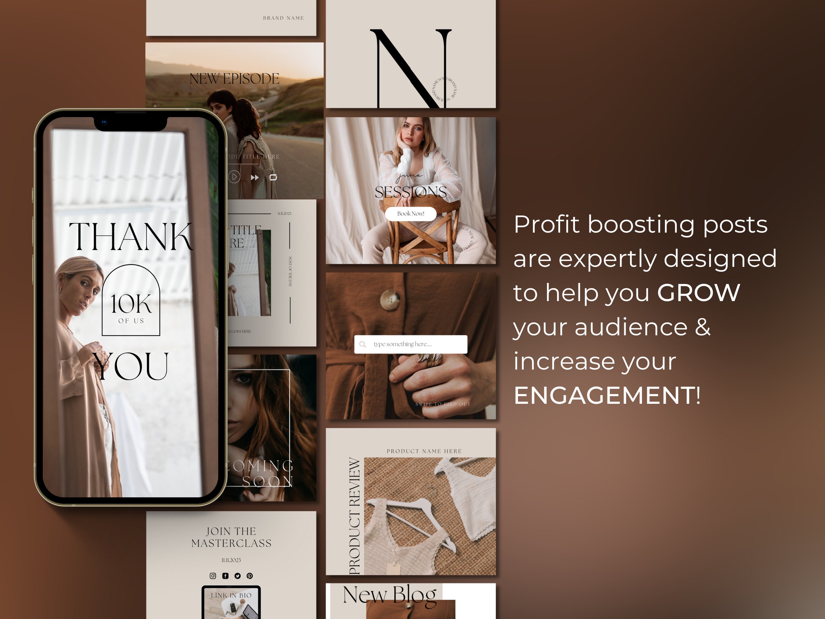 Facebook Post Templates for Entrepreneurs, Small Business Facebook ...