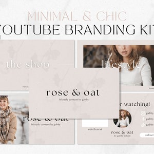 Youtube Banner, Youtube Channel Art, Youtube Branding Kit, Youtube Thumbnail, Youtube Intro, Youtube Channel Kit, Youtube Template