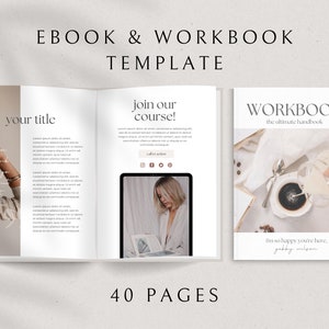 Ebook Template, Coaching Workbook Template, Lead Magnet Template, Course Creator Template, Ebook PDF, Ebook Digital Download