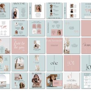 Instagram Post Canva Template for Coaches, Bloggers, Entrepreneurs ...
