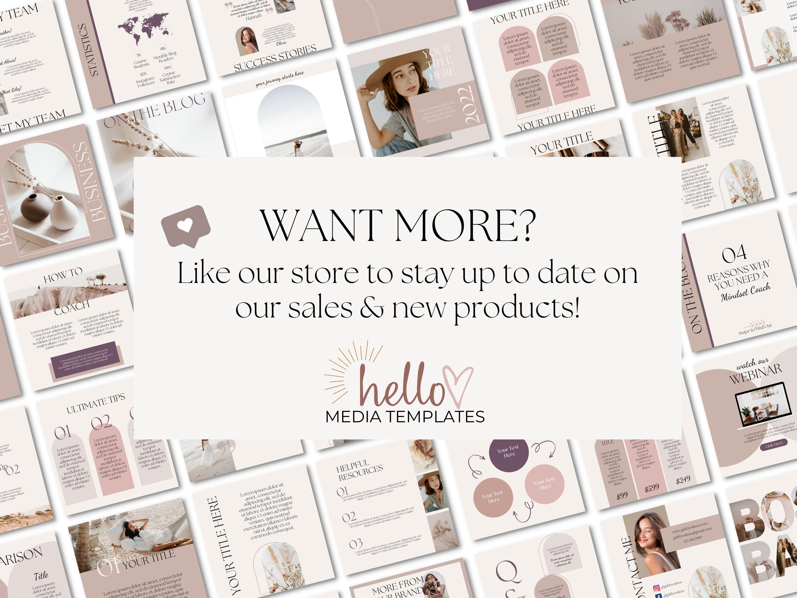 Virtual Assistant Templates VA Templates VA Social Media Etsy