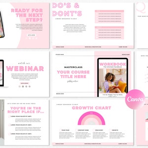 Slide Deck Template, Presentation Template, Course Creator Template, Pitch Deck Template, Online Course, Webinar Template, Masterclass