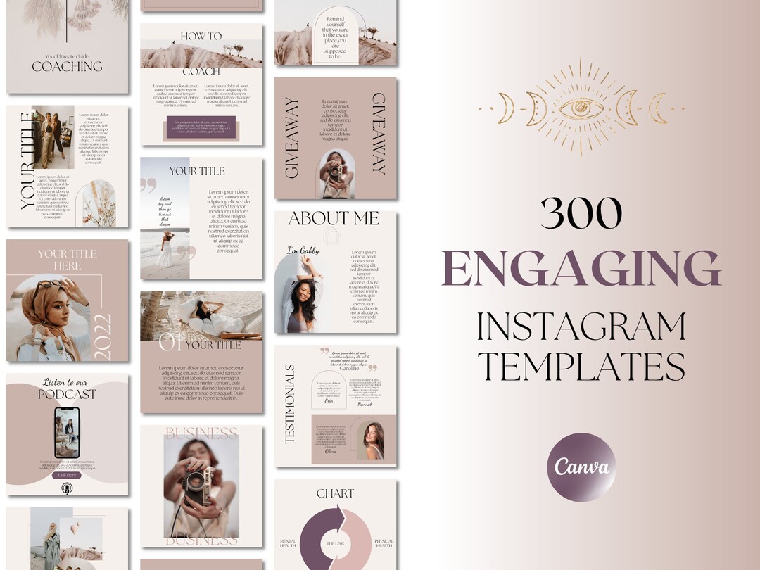 Instagram Templates for Coaches, Coach Instagram Template, Social Media ...