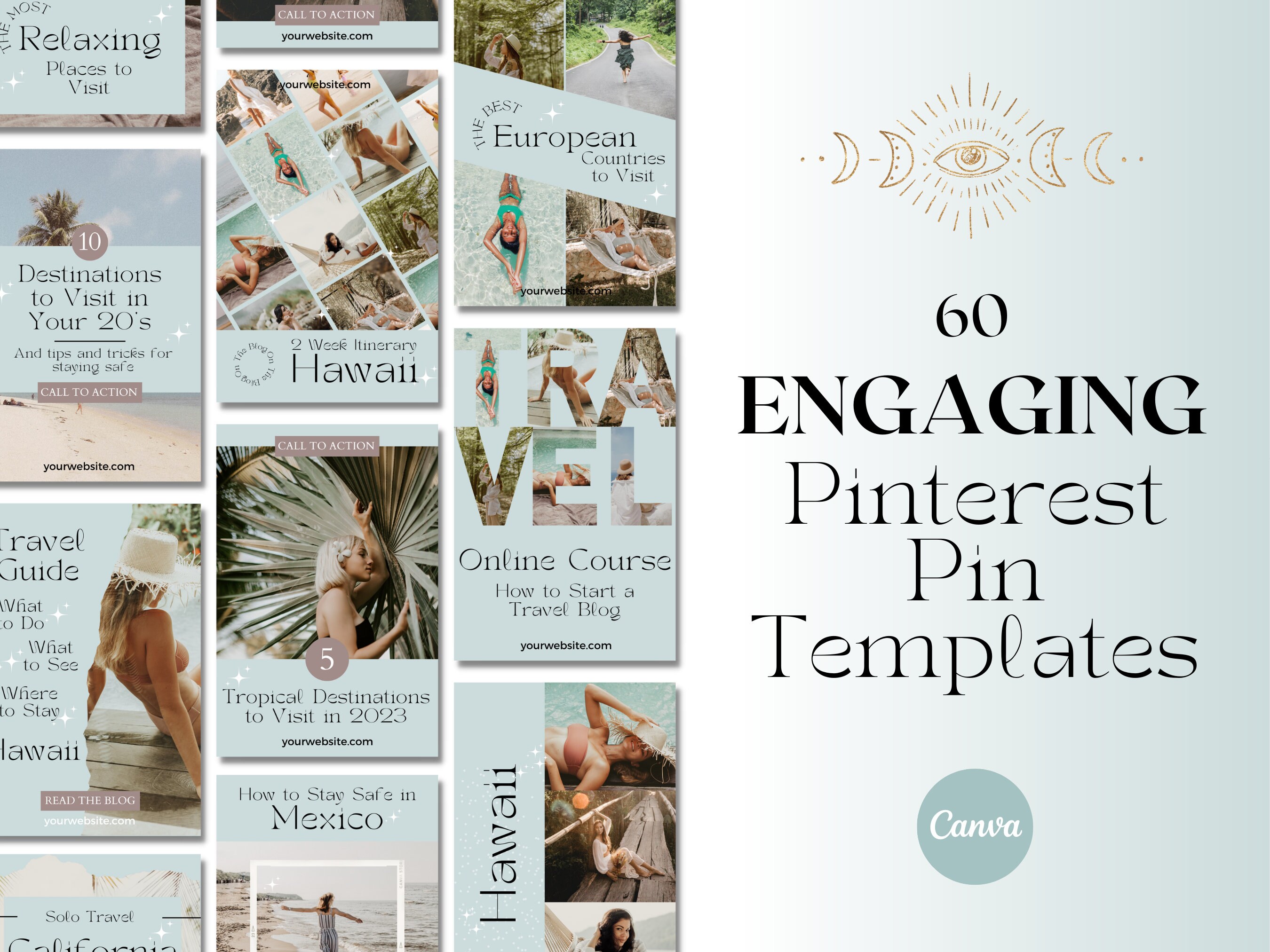 Pinterest Template - Etsy