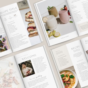 May include: A cookbook with a white background and a minimalist design. The cover features a photo of a woman holding a bowl of fruit. The text "Be the change you wish to see in the world" is printed on the cover. The book also includes recipes for smoothies, salads, and other healthy dishes.