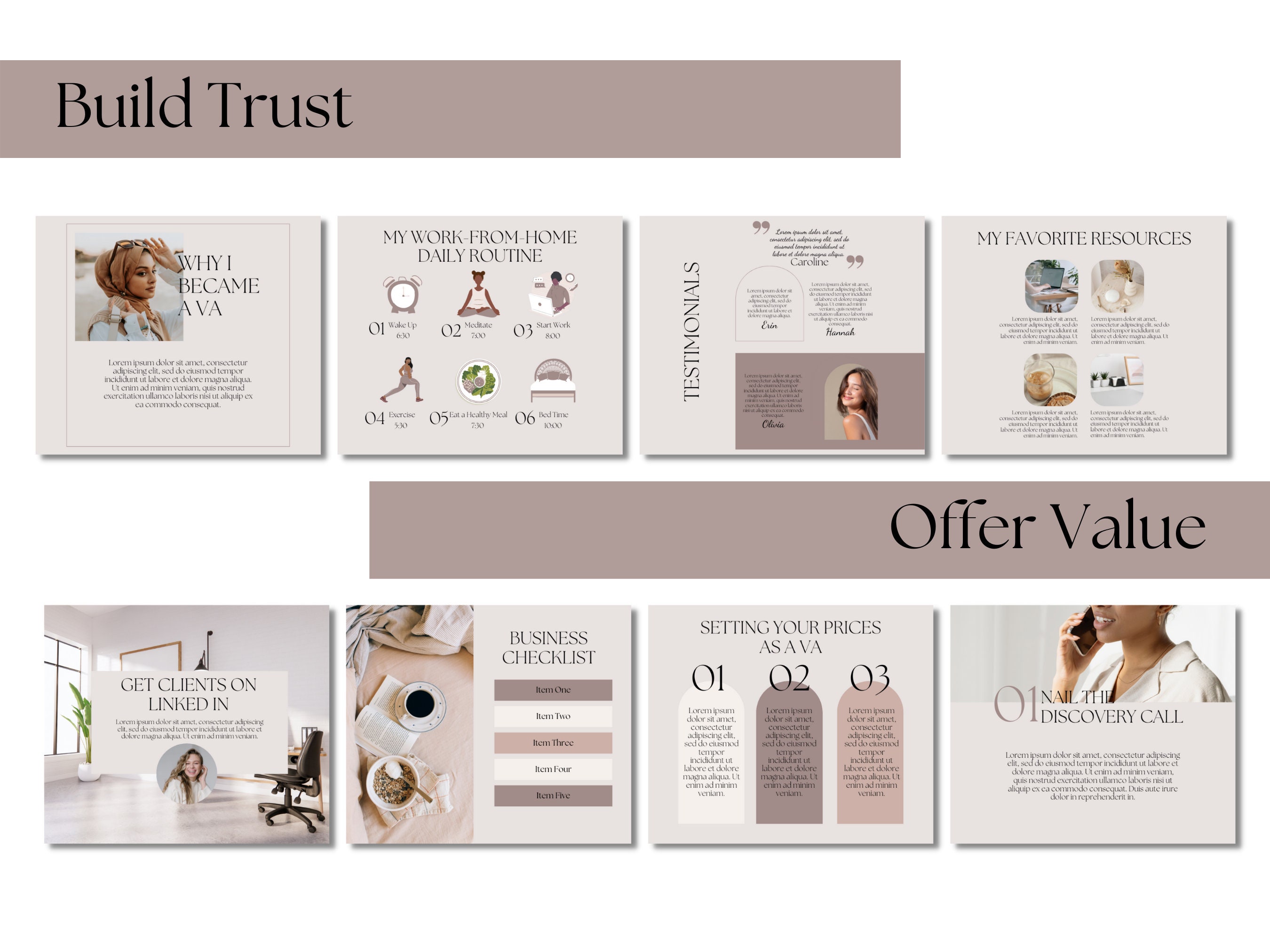 Virtual Assistant Facebook Post Templates, VA Facebook Templates, VA ...