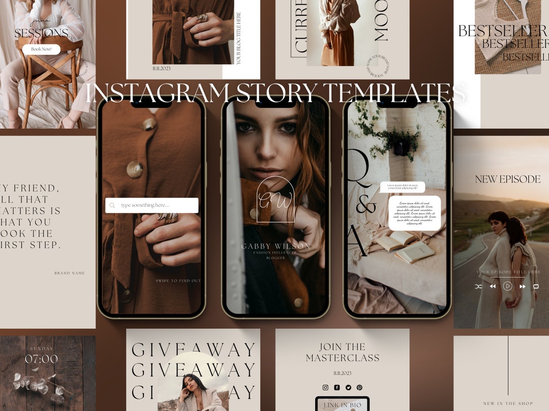 Instagram Story Templates for Entrepreneurs, Small Business Instagram ...