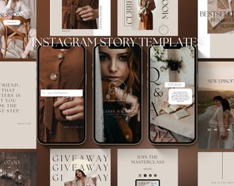 Modèles d'histoires Instagram pour les entrepreneurs, modèles Instagram pour petites entreprises, modèle Instagram canva, publication sur les réseaux sociaux d'entrepreneurs