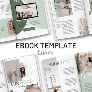 Ebook Template for Coaches, Course Creator Ebook Workbook Template Canva, Lead Magnet Template, Workbook Template, Coaching Canva Ebook