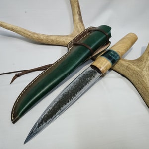 Cuchillos yakutianos hechos a mano, cuchillo yakut de 20 cm de largo, hoja de acero al carbono, regalo del padre para él/ella imagen 3