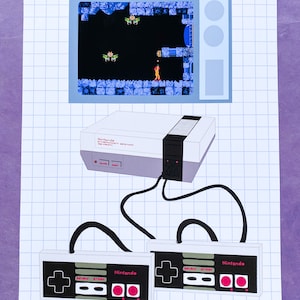Metroid NES Art Print