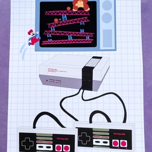 Donkey Kong NES Art Print