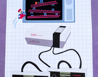 Donkey Kong NES Lámina artística