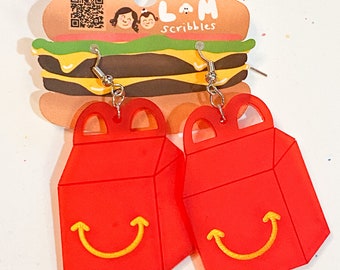 Happy Meal Earrings