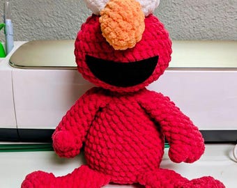 Haakpatroon Elmer het vriendelijke monster