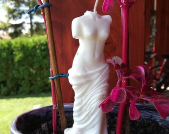 Venus Candle Shape, Body Candle Scented, Goddess Candle, Women Statue Candle, Torso Candle, Hand Poured Scented Candle, Female Body Candle