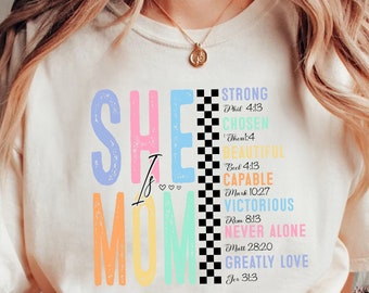 She is Mom PNG, Retro Mother PNG, Blessed Mom Png, Mom Shirt, Mom Life Png, Mother's Day Png, Mom Png, Gift for Mom, Retro Mama Quotes, png