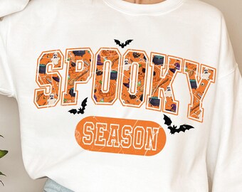 20 files, Spooky Season Png, Fall Png, Fall Pumpkin Sublimation Shirt Png, Pumpkin Png, Halloween Png, Spooky Mama Png, Halloween Shirt Png