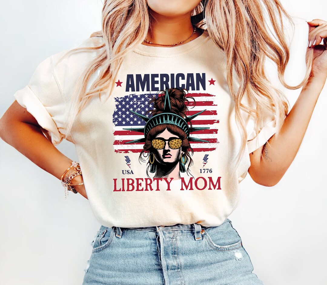 Num Mom Pink Liberty Shirt