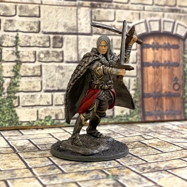 Hand painted Fighter Paladin Rogue elf / half-elf / human miniature for D&D | Dungeons and Dragons | Pathfinder | TTRPG | DND games