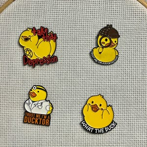 Duck jokes magnetic needle minders