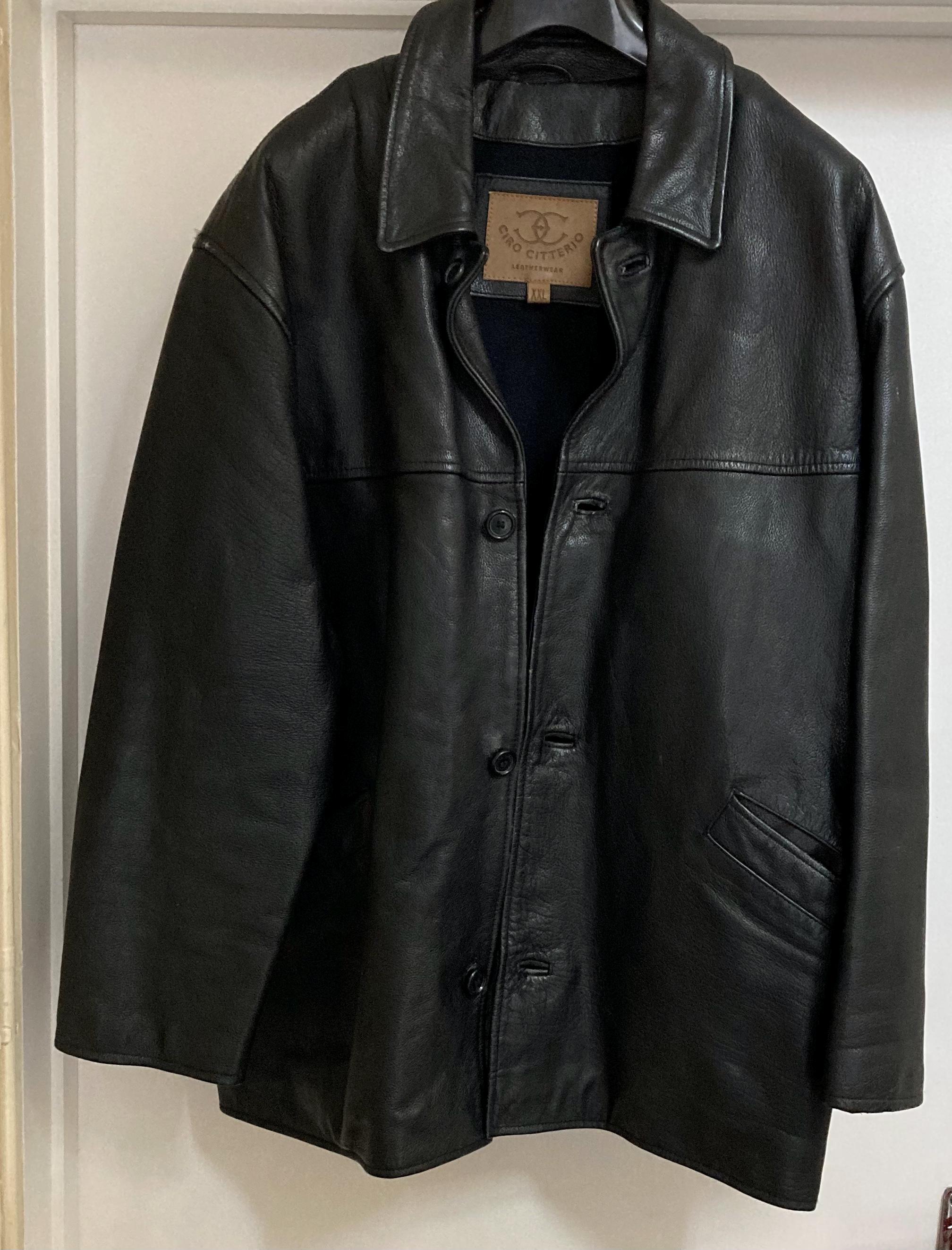 Beautiful Vintage Real Leather Jacket With Quilted Interior From Ciro Citterio Size XXL Etsy