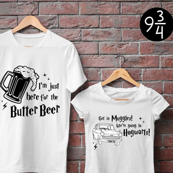 Butterbeer Mug Cricut File, PNG file for T-shirt Design, Wizard Theme, Magical Sublimation Design, Magic Wizard School, Flying Car, Bundle