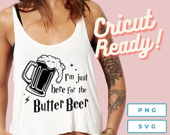 Magic Buttr Beer Mug Cricut File, PNG file for T-shirt Design, Wizard Theme, Magical Sublimation Design, Magic Wizard School, Funny Design