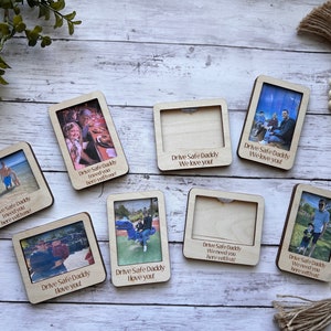 Drive Safe Dad Photo Holder Frame Car Visor, digitale download SVG, magneetlijst, Vaderdagcadeau, Vaderdag SVG, fotolijst voor papa