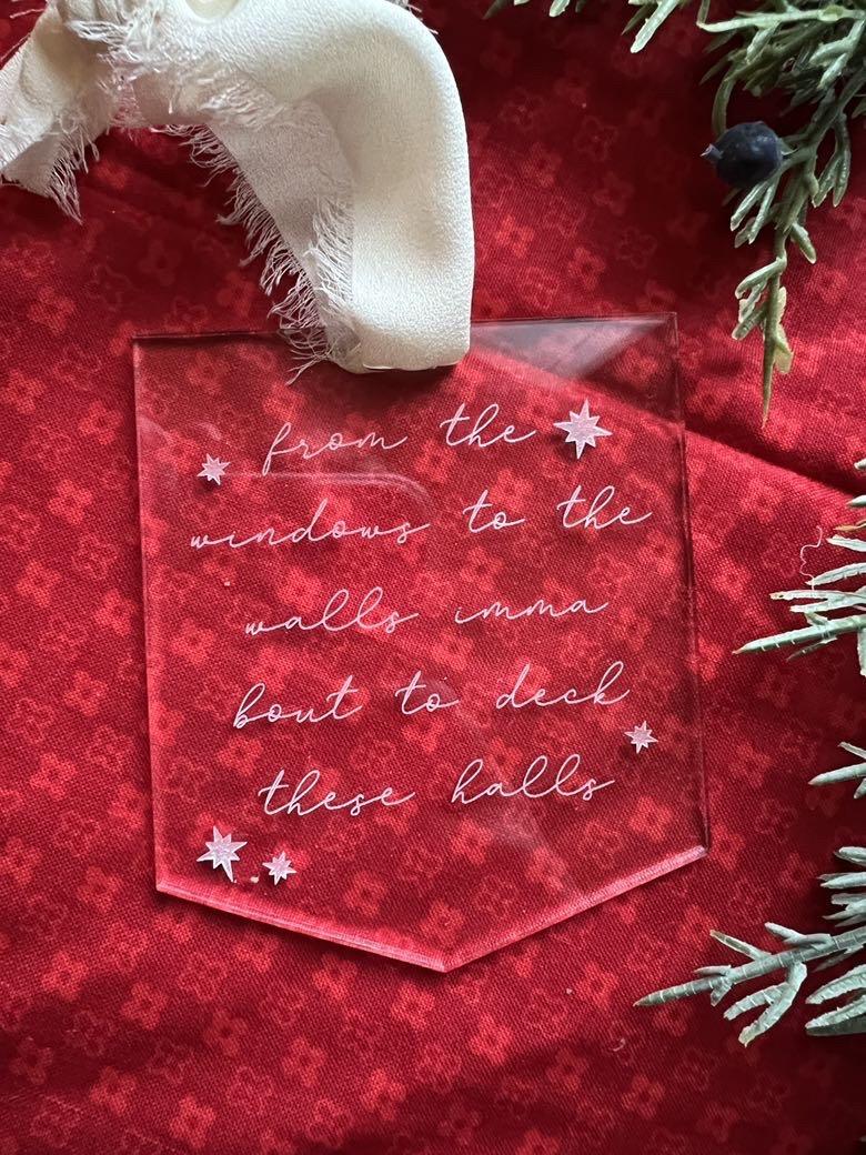 To the Window to Wall Imma Bout to Deck the Halls SVG Etsy