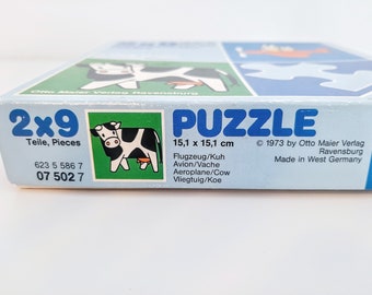 Vintage Dick Bruna 2-in-1 Puzzle - 1973 Ravensburger Jigsaw