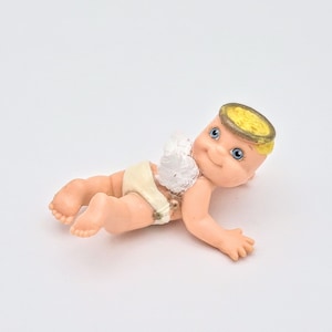 Magischer Windel Engel Baby - Vintage 1990s Galoob PVC Figur - Retro Geschenk für 90s Kids
