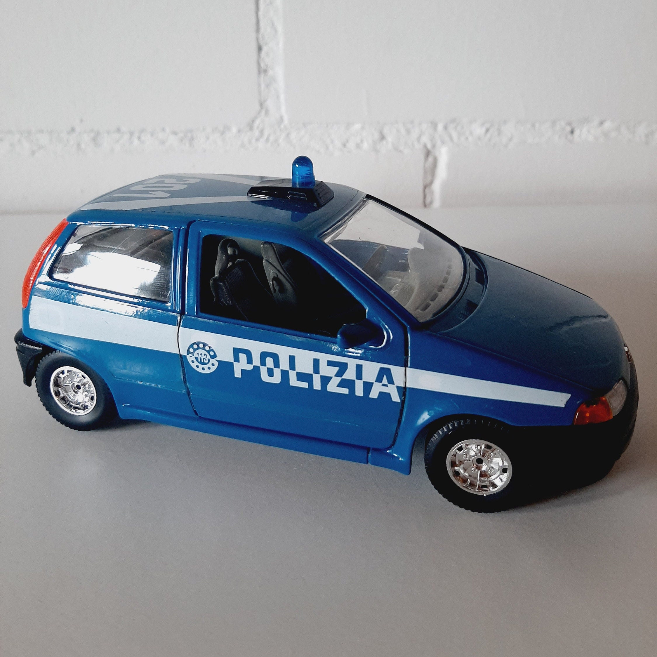 Fiat Grande Punto Police - Modèle Réduit 1:24 New Ray, Neuf En Boîte
