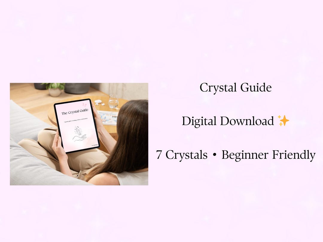 Crystal Guide for Beginners | Healing, Self Love, Abundance (digital ...