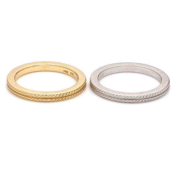 Two Vintage, Stacking Bands - image 5