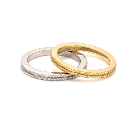 Two Vintage, Stacking Bands - image 1