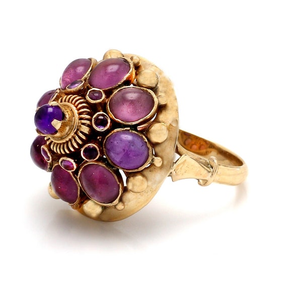 Vintage, Amethyst Harem Ring - image 6