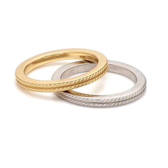 Two Vintage, Stacking Bands - image 4