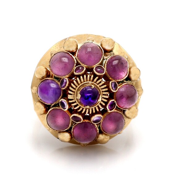 Vintage, Amethyst Harem Ring - image 7