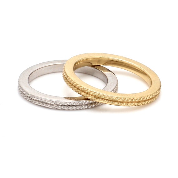 Two Vintage, Stacking Bands - image 6