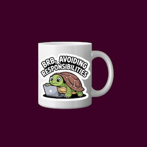Fun sticker BRB avoiding reasonability's waterproof sticker
