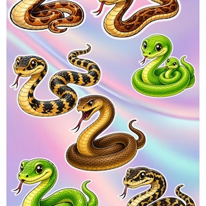 Snake stickers, Vinyl Decal | Waterproof Reptile Sticker